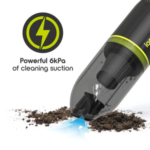 Lightweight Handheld Cordless Vacuum Cleaner, USB Charging, Multi-Surface, New, Powerful Suction with up to 6kPa Suction Power - Stereotech