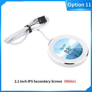 3.5 / 5 Inch IPS Type-C Secondary Screen Mini Computer USB Display CPU GPU RAM HDD Monitor with Holder Metal Case No Use AIDA64