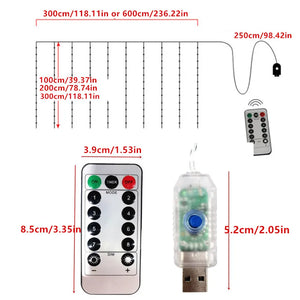 Curtain Garland Fairy Lights Festoon - Stereotech