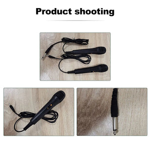 3.5mm 6.5mm Wired Dynamic Microphone Professional Handheld Mic Noise Reduction Microphone For KTV Karaoke Laptop Computer - Stereotech