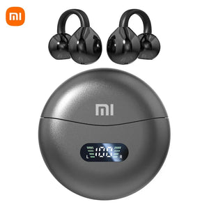 Xiaomi Wireless Bone Conduction HIFI Bluetooth 5.4 Earbuds Clip On Ear With Mic Digital Display Waterproof Sport Headsets 2024