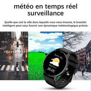 Xiaomi New Smart Watch Men Full Touch Screen Sport Fitness Watch IP67 Waterproof Bluetooth For Android ios smartwatch Men+box