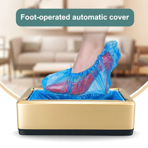 Automatic Shoe Cover Dispenser Shoe Cover Machine Boot Cover Device For 18-48 Size Home Shop And Office Supplies