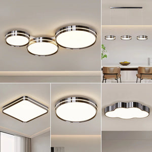 Living Room Lights Modern LED Chandeliers For Living Dining Room Bedroom Flats Corridor Aisle Chorme Black Indoor Lighting Lamps