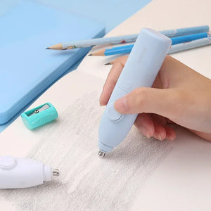 Art and Painting Automatic Eraser Student Supplies Electric Eraser for School Electric Eraser Stationery Erasers for Kids