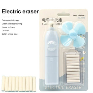 Electric Eraser Pencil Drawing Mechanical Cute Kneaded Erasers for Kids School Office Supplies Rubber Pencil Eraser