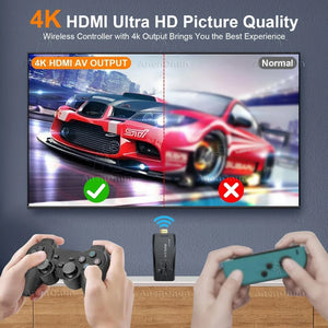 4k Game Stick Built in 20000 Games 9 Emulator High Quality TV Video Game Console High Performance Emuelec Retro Gaming Machine