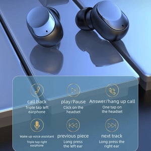 Heavy Bass Wireless Bluetooth 5.1 Earbuds - Stereotech