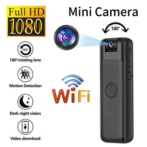 HD 1080P Mini Camera Wireless Recording Pen WiFi Infrared Night Vision Body Cam Motion Detection Camera Digital Video Recorder