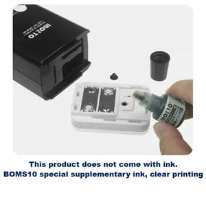 Handheld 3 In 1 Electric Paper Shredder Inozto BOMS10 Shredded Paper +Garbled Ink Stamp+Letter Opener File for Protects Privacy