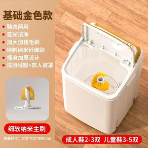 Shoe washing machine, household small shoe brush machine, semi-automatic shoe washer, sock cleaning and laundry artifact