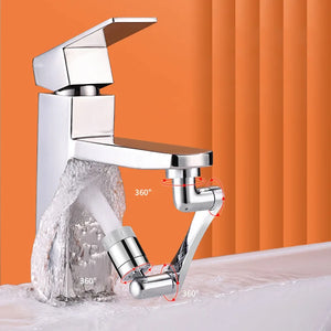 Universal 1080° Rotation Faucets Extender Sprayer Head Kitchen Robot Arm Extension Faucet Aerator Mixer Bubbler Water Tap Nozzle - Stereotech