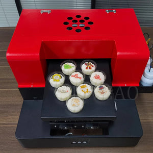 A4 Food Printer For Edible Sugar Paper Cake Pizza Bread Cookie Biscuit With Free 400ml Edible Ink Cake Printing Machine