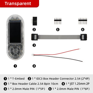 LILYGO® T-Embed ESP32-S3 Development Board With 1.9-inch LCD Display Screen Mechanical Encoder RGB LED Light MIC Speaker TF Slot