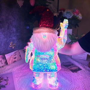 Christmas Glowing Elk Night Light Colorful Glowing Santa Claus, Snowman, Christmas tree for Children's Christmas gifts