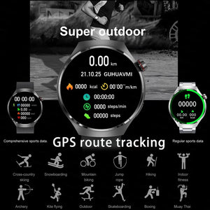 GPS NFC Smart Watch For Men - Stereotech