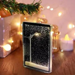 Xiaomi Mijia Snow Scene Street Light Flowing Hemp Night Light Simulation Handmade DIY Material Package Christmas Creative Gift