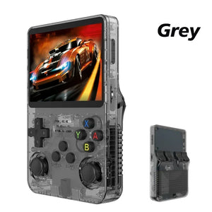 128G Open Source R36S Video Game Console Linux System 3.5 Inch IPS Screen Orange Portable Pocket Video Player 64GG best Games