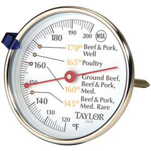 Taylor Precision Products 5939N Meat Dial Thermometer - Stereotech