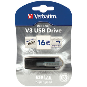 Verbatim 49172 SuperSpeed USB 3.0 Store 'n' Go V3 Drive (16GB)