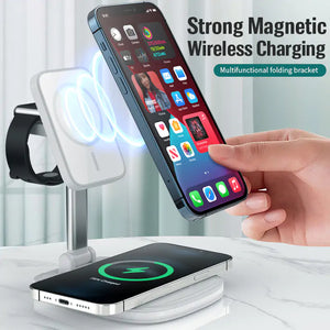 TriMag Folding Wireless Charger - Stereotech