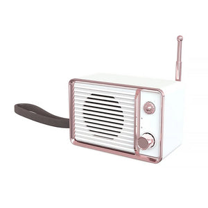 DW01 Audio Mobile Phone Portable Rechargeable Mini Retro Bluetooth Speaker Radio Cute Outdoor Mini Speakers Travel Music Player