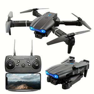 New E99 K3 Professional RC Drone, Dual Camera Double Folding RC Height Hold Remote Control Toy, Holiday Gift Indoor And Outdoor Cheap Drone Aircraft