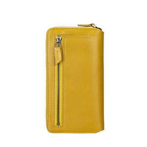 Apple iPhone 14 Series Detachable and Zipper Leather Wallet Case - PMW