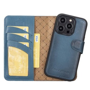 Apple iPhone 14 Detachable Leather Wallet Case - Stereotech