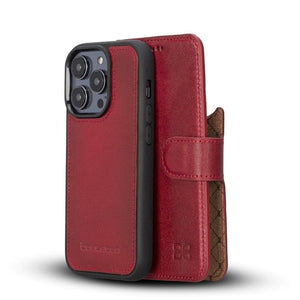 Apple iPhone 14 Detachable Leather Wallet Case - Stereotech