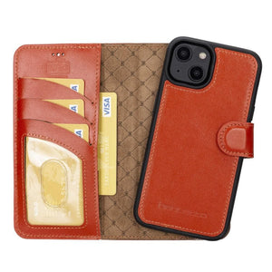 Apple iPhone 14 Detachable Leather Wallet Case - Stereotech