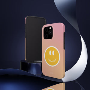 Happy Vibes Tough Case For iPhone With Wireless Charging - Stereotech