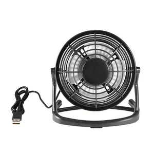 Mini USB Desktop Table Fan 360° Rotation Personal Fan Strong Wind Silent Portable Summer Cooling Fan for Office Bedroom Supplies