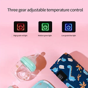 USB Milk Water Warmer, Travel Stroller Insulated Bag, Nursing Bottle Heater, Portable Bottle Feeding Warmer, Christmas, Halloween, Thanksgiving Day Gift