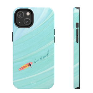 Live to Surf Tough Case For iPhone With Wireless Charging