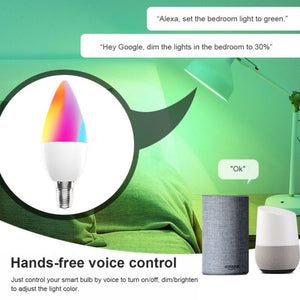 Smart WiFi Bulb With Alexa Voice Control - Stereotech