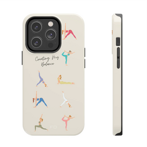 Yoga Poses Tough Case For iPhone With Wireless Charging - Stereotech