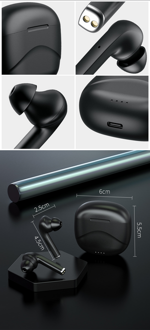 Wireless Bluetooth Earphones for Apple Huawei - Stereotech