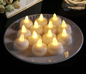 12Pcs LED Tea Lights Flameless Candles for Party Decor