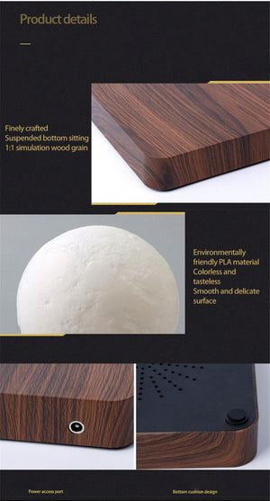 Magnetic Levitation 3D Print Moon Lamp - Stereotech