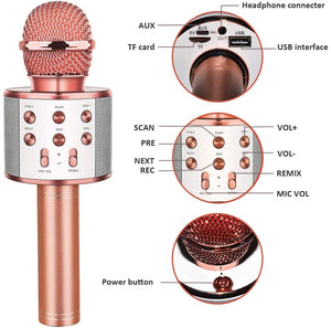 Wireless Karaoke Microphone Bluetooth Speaker - Stereotech