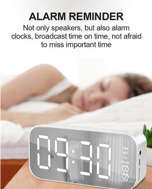 Wireless LED Display Alarm Clock - Stereotech