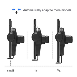 Wireless Mount Clamping Car Fast Charger - Stereotech