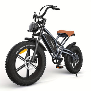 JANSNO Electric Bike 20" X 4.0 Electric Bicycle For Adults With 500W Brushless Motor Long-Lasting 48V 14Ah Removable Battery Fat Tires Mountain Bike