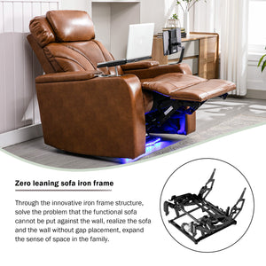 Power Motion Recliner Electric Power Recliner with USB Charging Port,