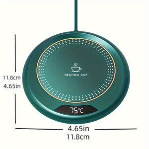 USB Heating Coaster, Constant Temperature Coaster, Heater, Office Smart Beverage Heater, Suitable For Most Cups. Outdoor Camping Picnic Kitchen Etc Autumn And Winter Essential, 3 Temperature Adjustment