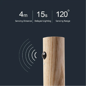 LED Wireless Wood Stick Warm Motion Sensor - Stereotech